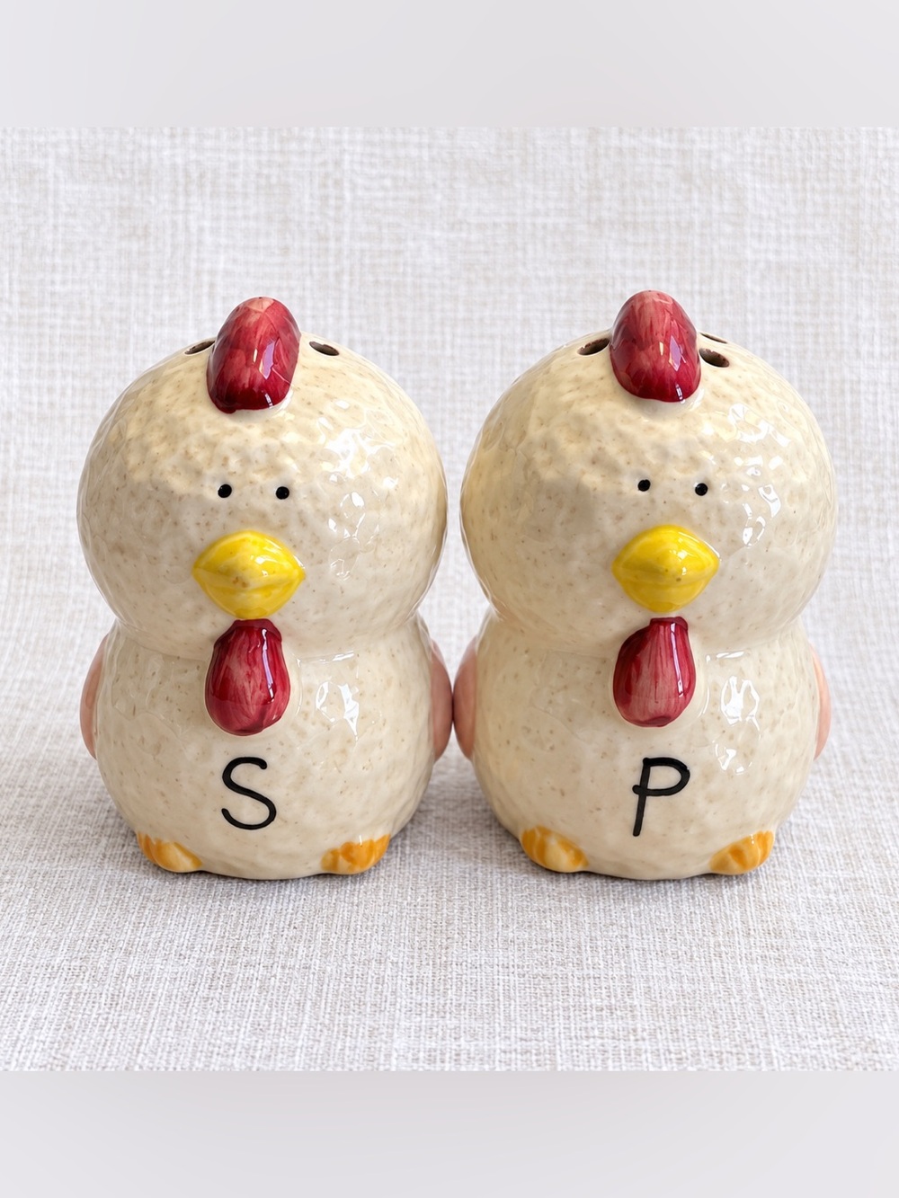 Vintage Ceramic Chicken Salt & Pepper Shakers 2” – Farmhouse Cottagecore